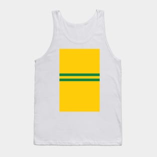 Norwich City Yellow & Green Colours Bar Design Tank Top